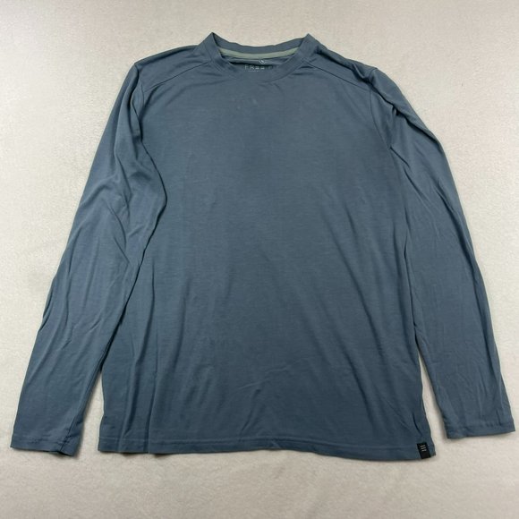 Free Fly Apparel Other - Free Fly Mens Bamboo Long Sleeve Crewneck Tee Size L Blue Soft Stretch